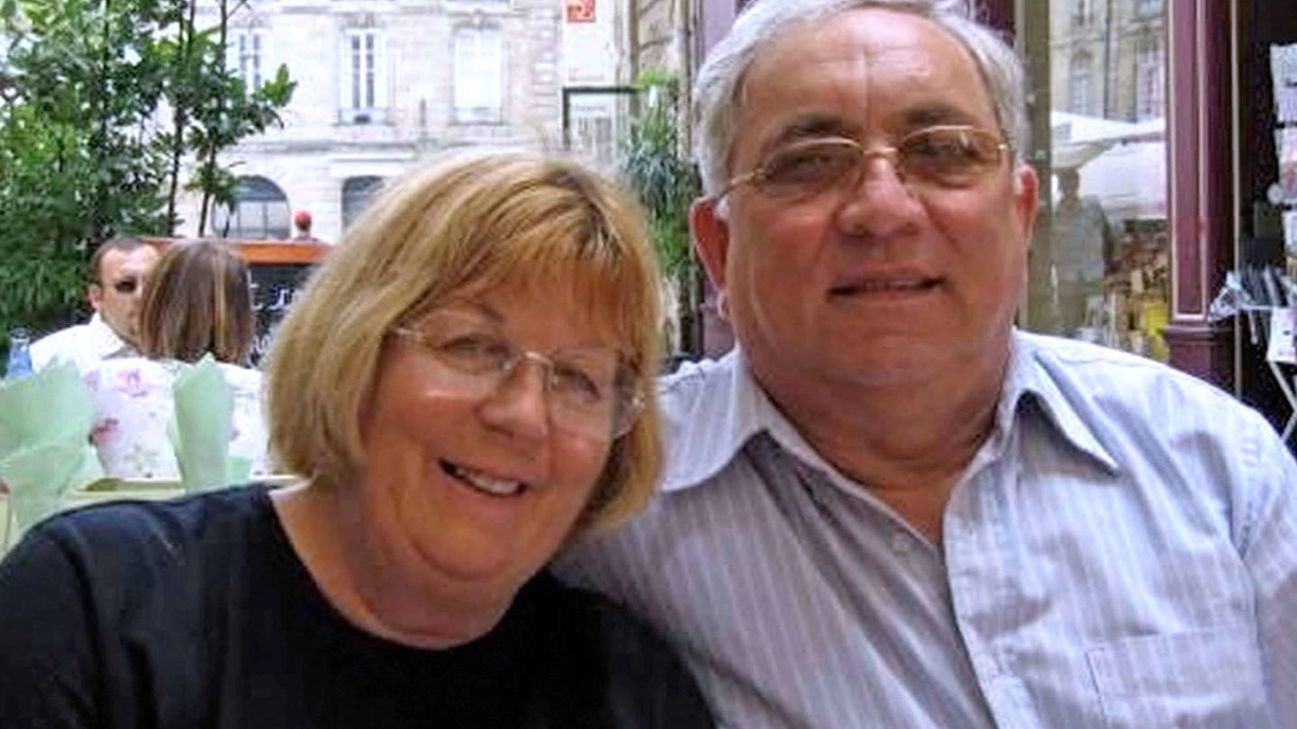 Karl Andree e la moglie Verity (Olycom)