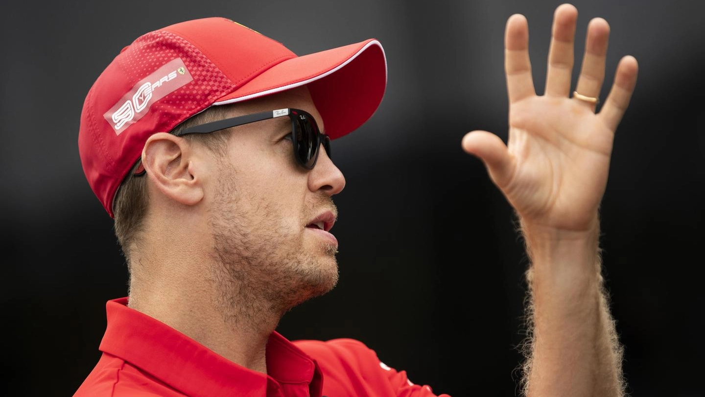 F1 Gp Belgio 2019, Sebastian Vettel (Ansa) 