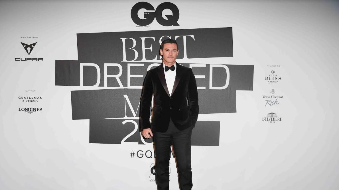 GQ Best dressed men 2019, l'ospite d'onore Luke Evans
