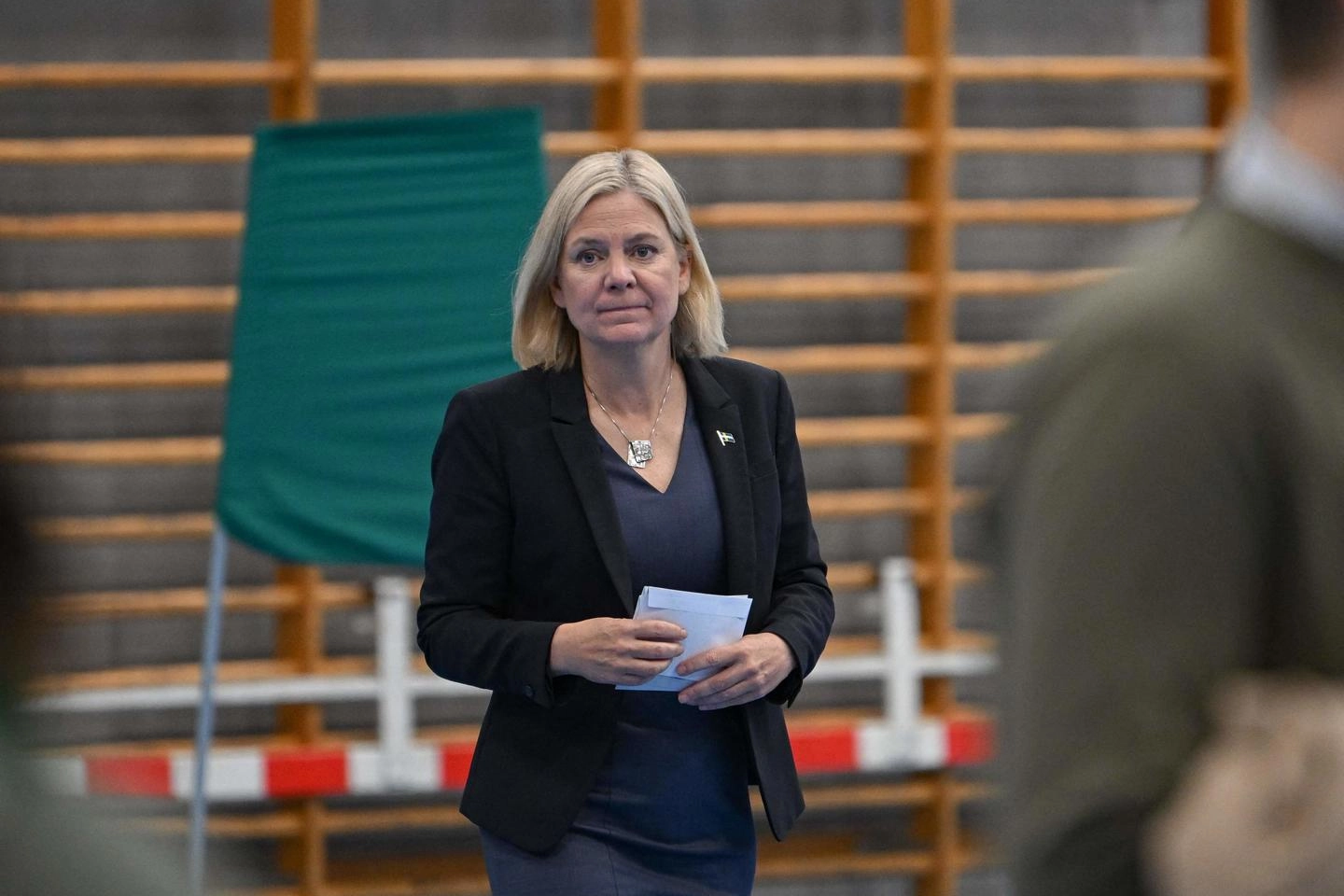 Magdalena Andersson, il Primo ministro socialdemocratico in carica (Ansa)