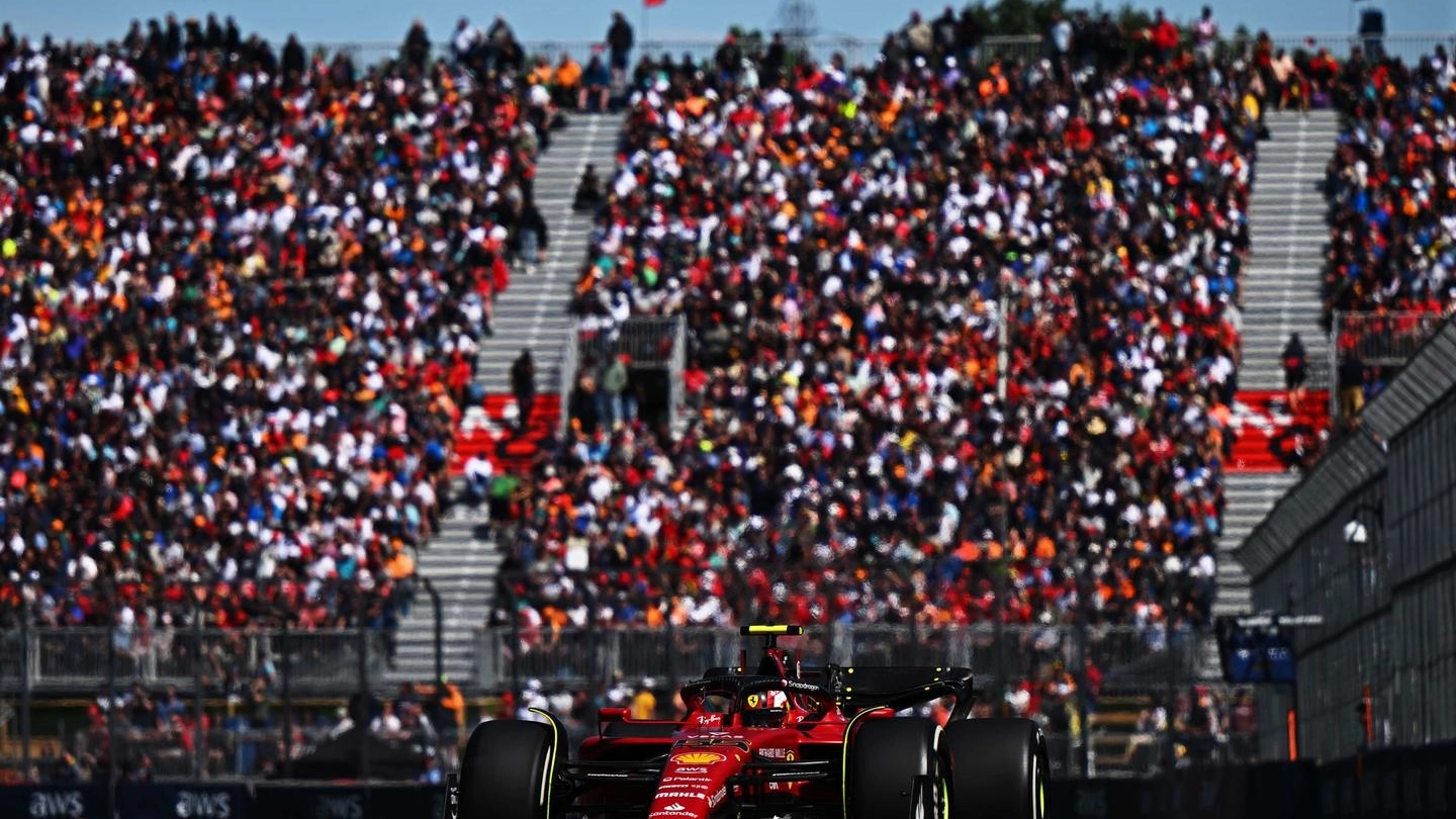 Carlos Sainz con la Ferrari si è piazzato secondo