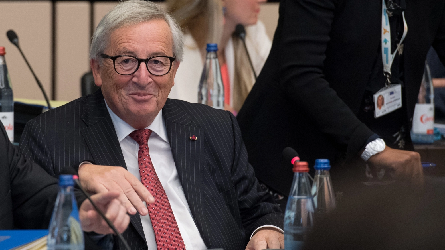 Il presidente della Commissione, Jean Claude Juncker