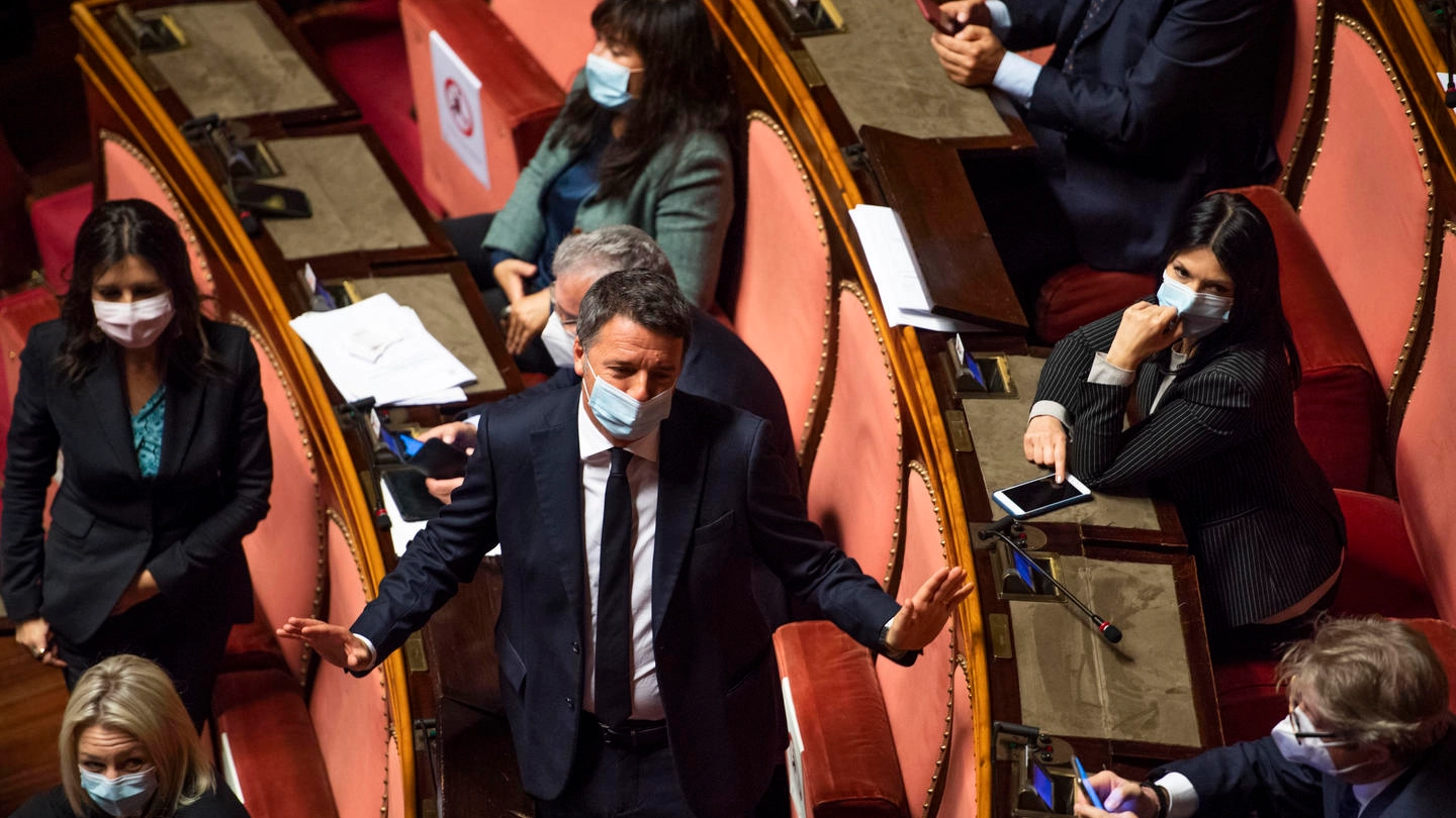 Il leader di Italia Viva, Matteo Renzi (Ansa)