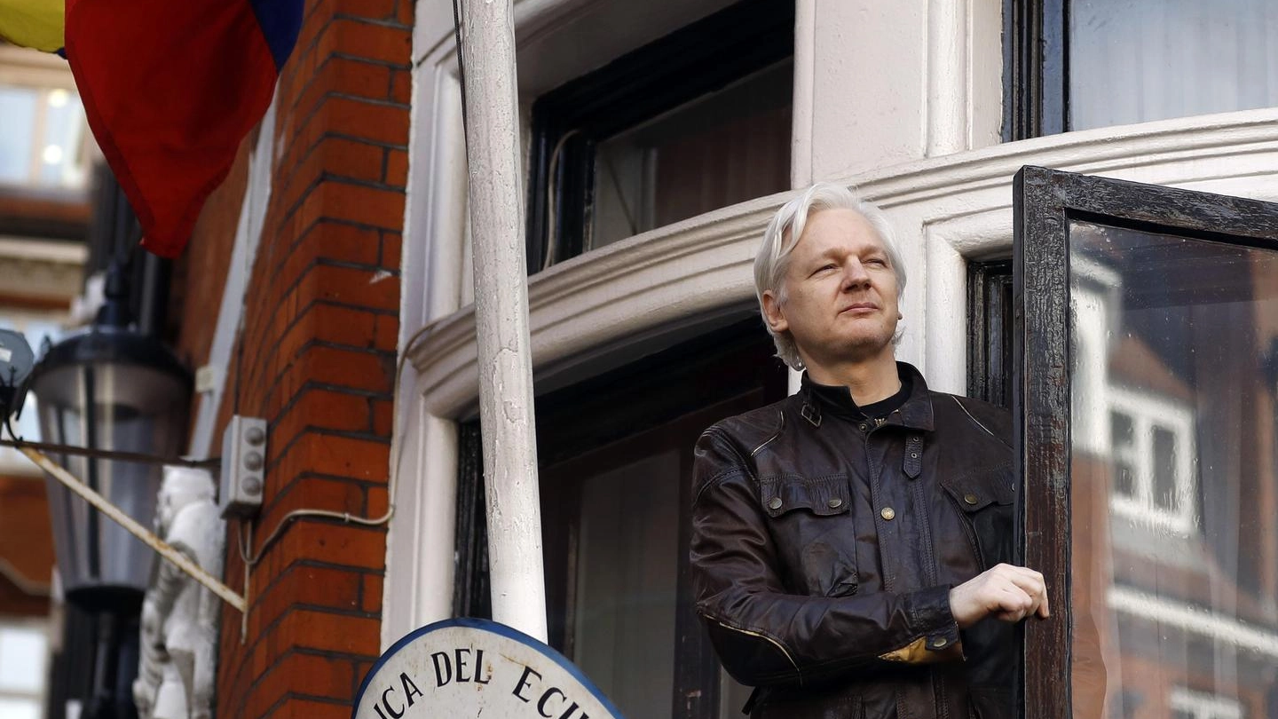 Julian Assange, foto di repertorio (Ansa Ap)