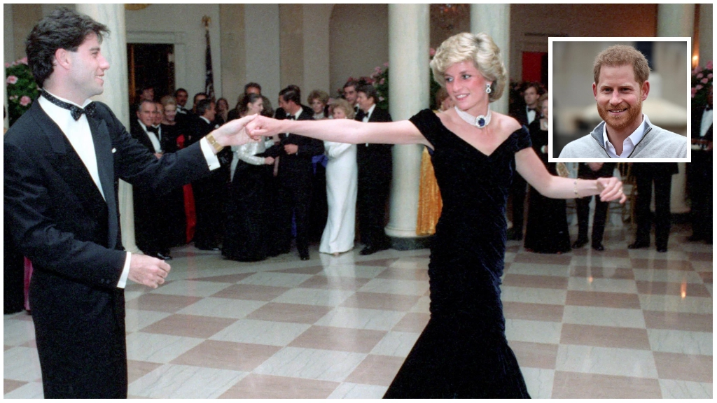 Premiazione Los Angeles, il principe Harry ricorda ballo tra Lady Diana e Travolta