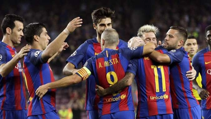 Champions: goleade Barcellona e Bayern