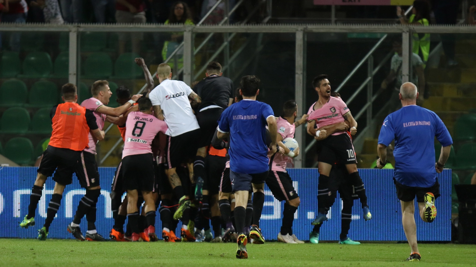 Esultanza secondo gol Palermo 