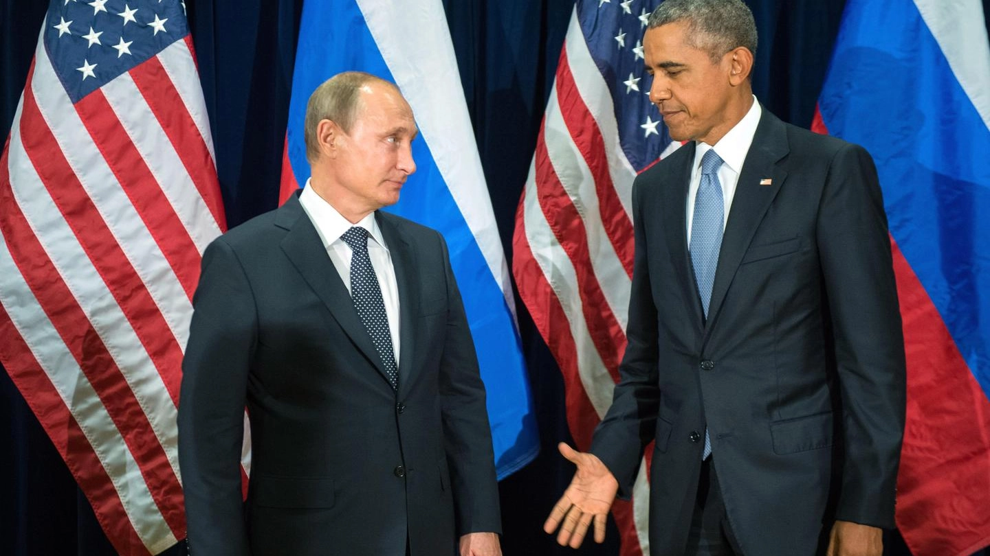 Vladimir Putin e Barack Obama (Ansa)