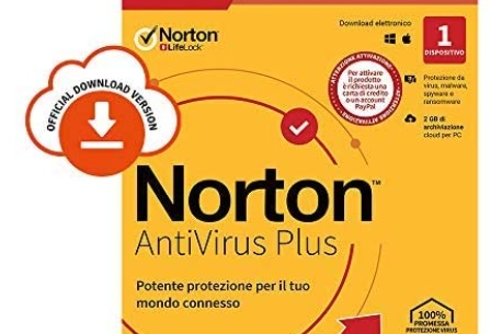 Norton Antivirus Plus 10 su amazon.com