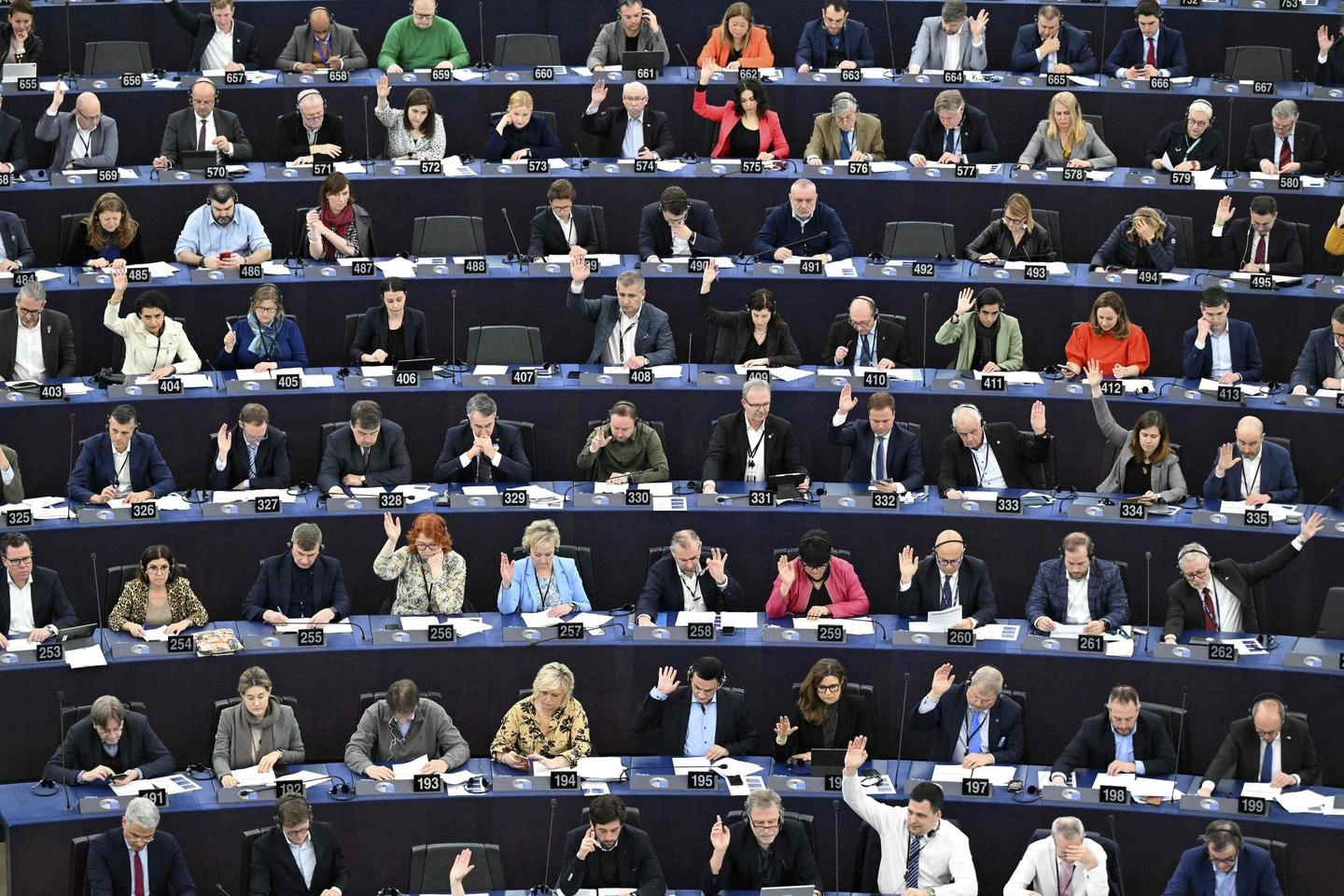 Una sessione plenaria del Parlamento europeo 