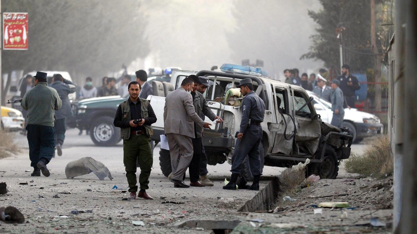 Attacco bomba a Kabul (Ansa)