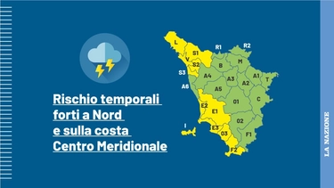 Rischio temporali, allerta gialla in Toscana. Le previsioni per i prossimi giorni