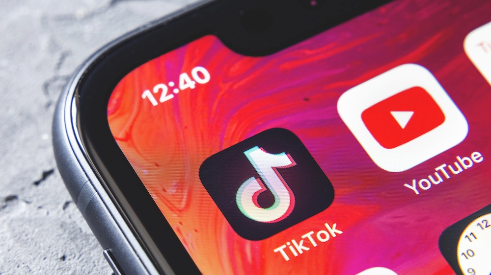 L'app di Tik Tok su smartphone 