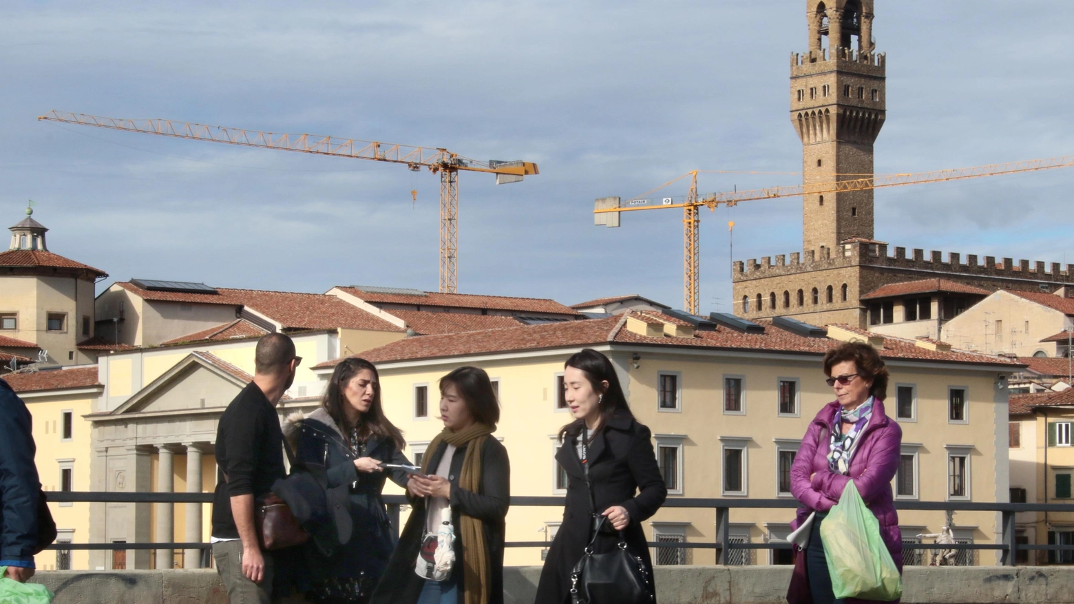 Turisti a Firenze 