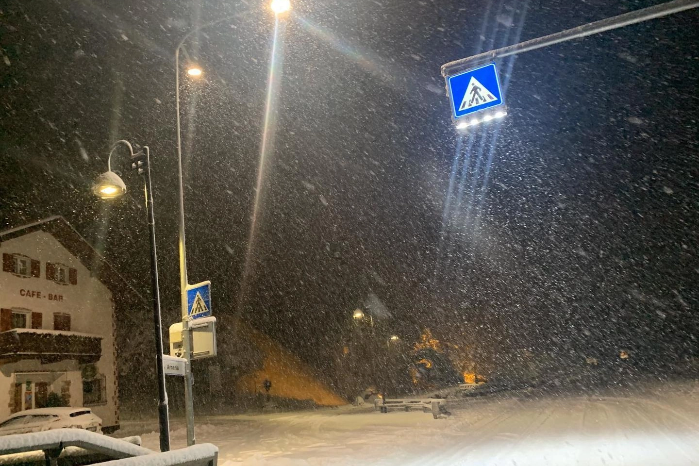 Neve in Alto Adige (Ansa)