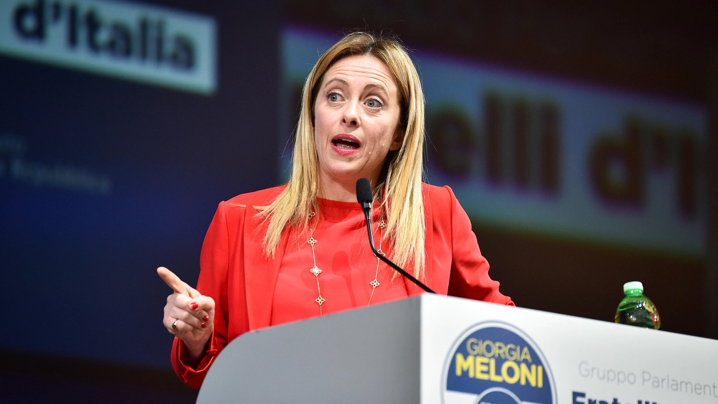 Giorgia Meloni, leader di FdI (LaPresse)
