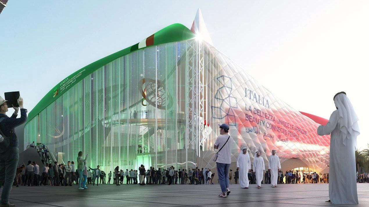 Un’immagine del Padiglione Italia all'Expo Dubai