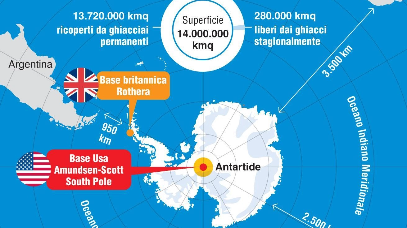 E' partita la più pericolosa missione di salvataggio in Antartico (Ansa)