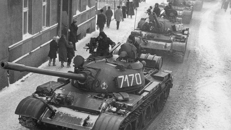 Carri armati T-55 sovietici