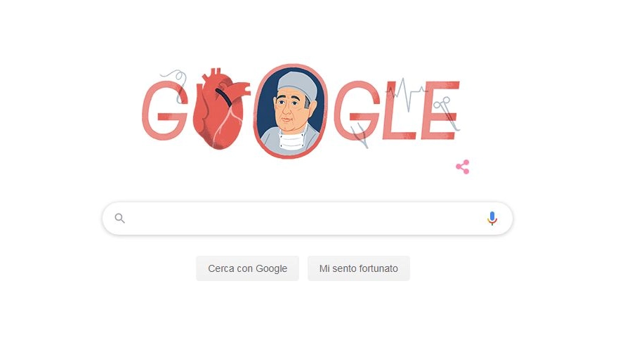 Google celebra Renè Favarolo con un doodle