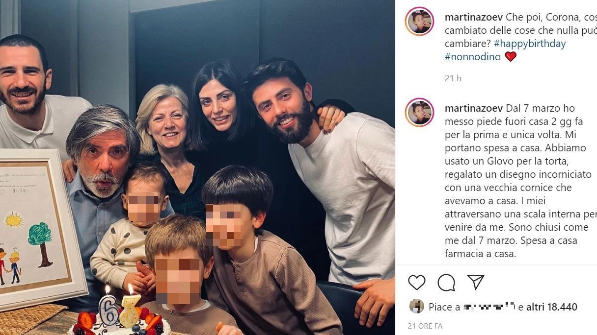Il post di Martina Maccari, moglie di Leonardo Bonucci: bufera sui social