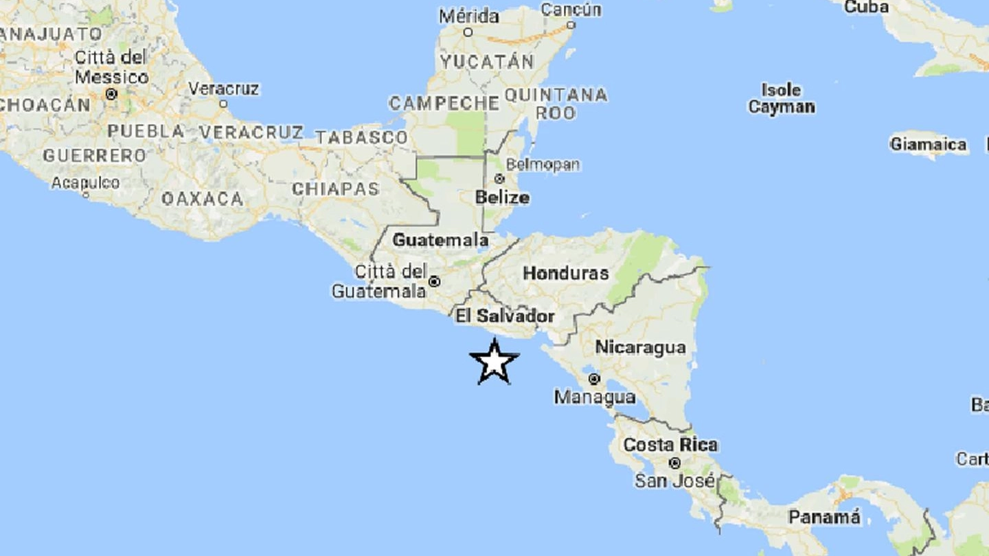 Terremoto in Nicaragua, è allerta Tsunami (Ansa)