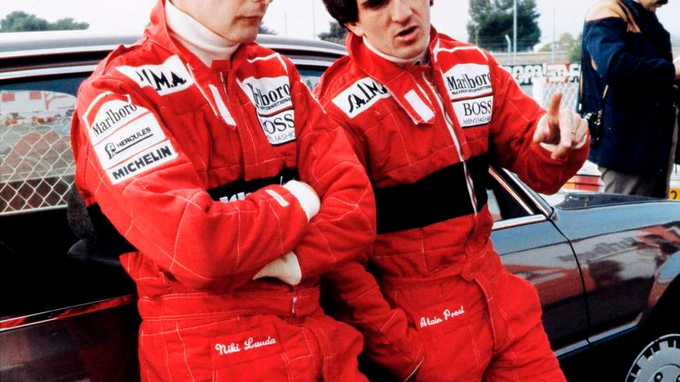 Lauda e Prost ai tempi della McLaren, 1983 (Lapresse)