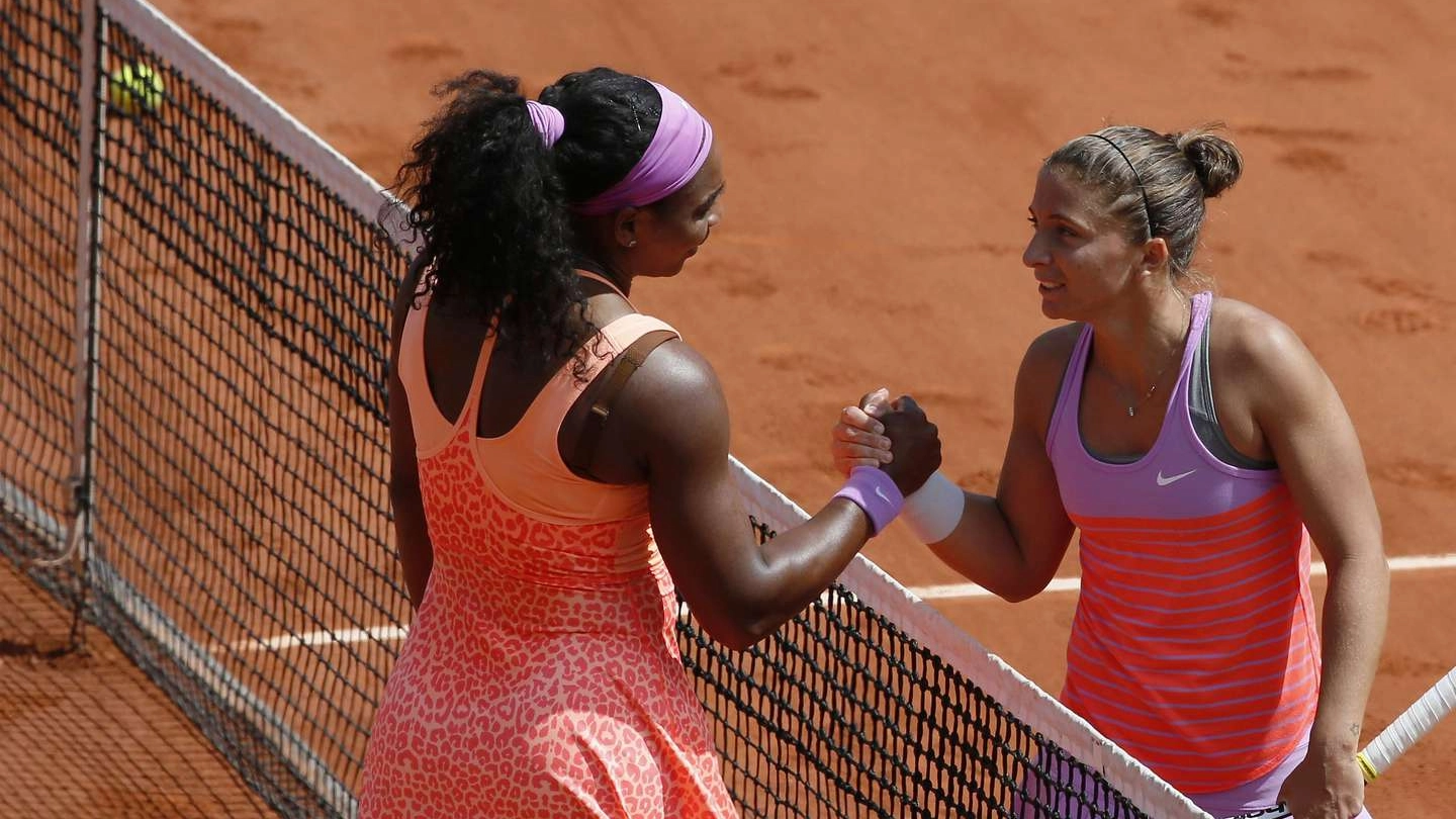  Serena Williams e Sara Errani (AFP)