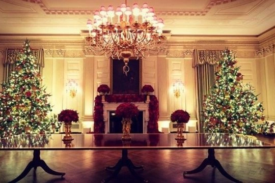 Gli addobbi natalizi alla Casa Bianca (@flotus Instagram)
