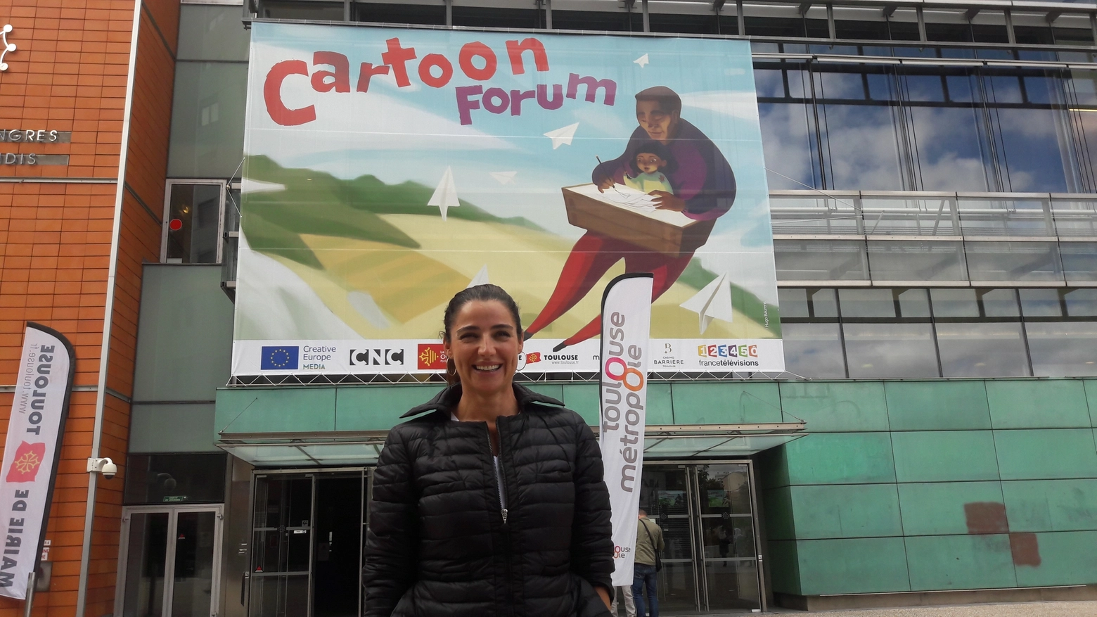 Luisa Ranieri al Cartoon Forum di Tolosa