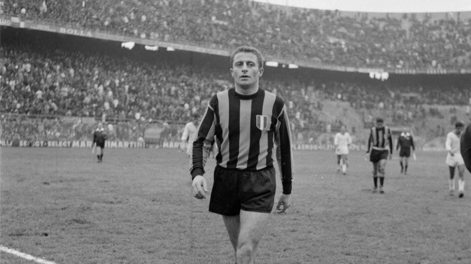 Aurelio Milani, bomber della Grande Inter (foto da Fb di F.C. Internazionale Milano)