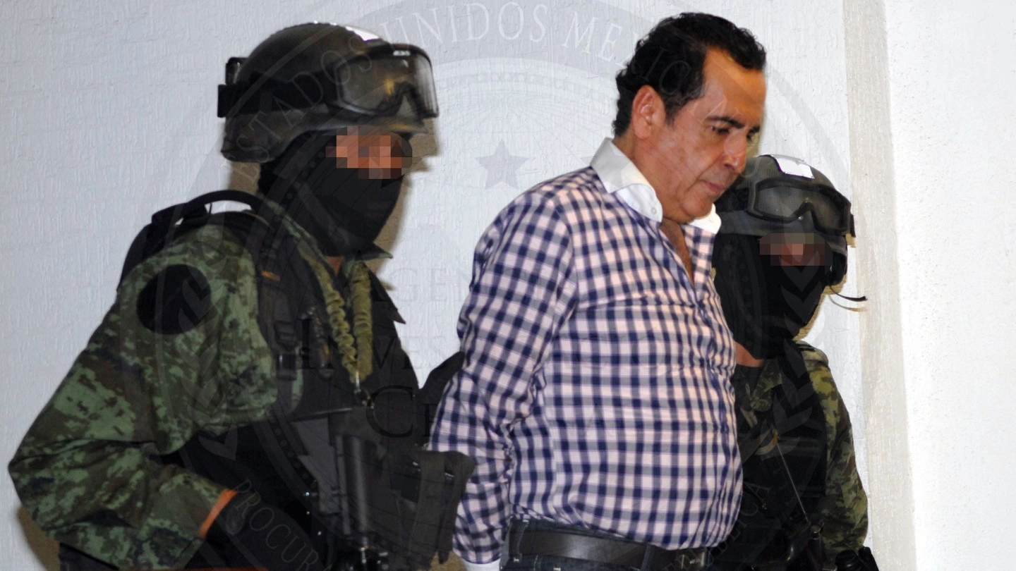 Il boss Hector Beltran Leyva in manette (AFP)