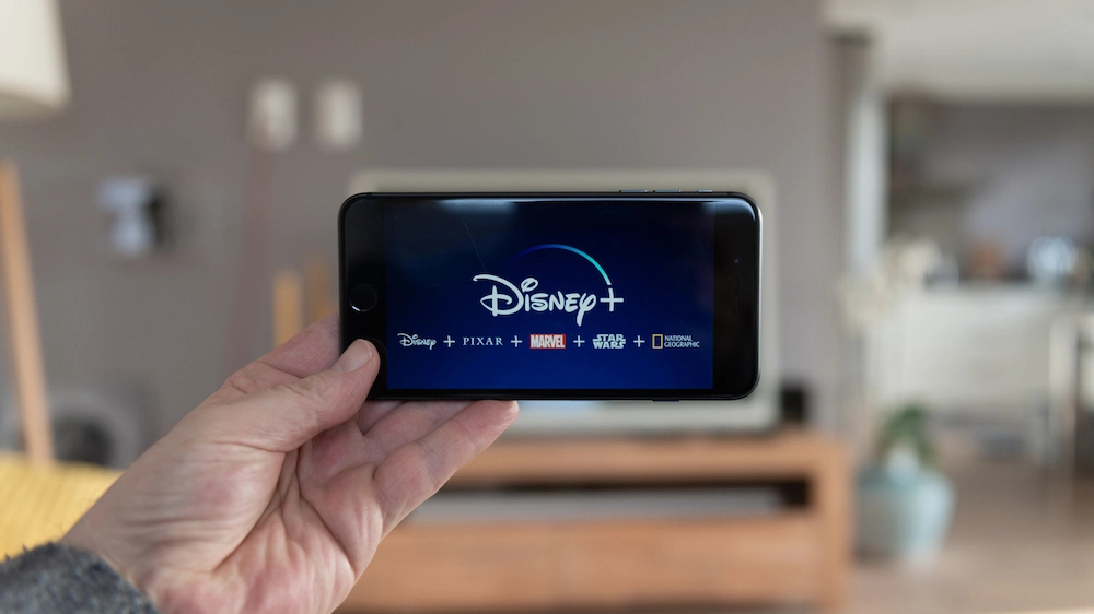 L'app Disney+ su smartphone