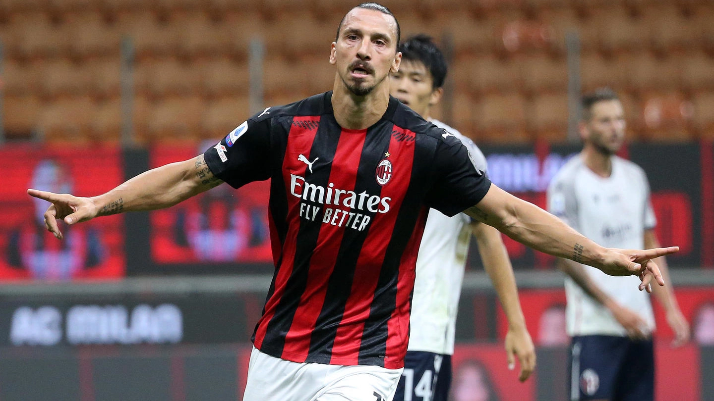 Zlatan Ibrahimovic ha segnato la doppietta decisiva contro il Bologna (Ansa)