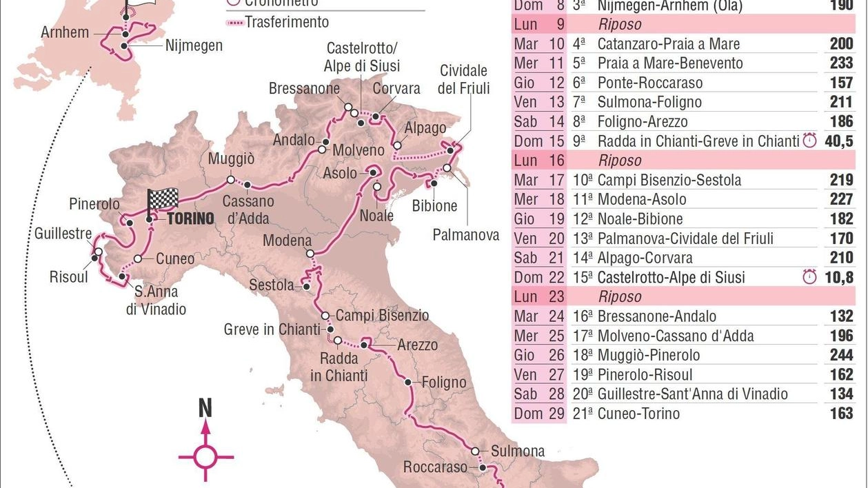 Giro d'Italia 2016 (Ansa)