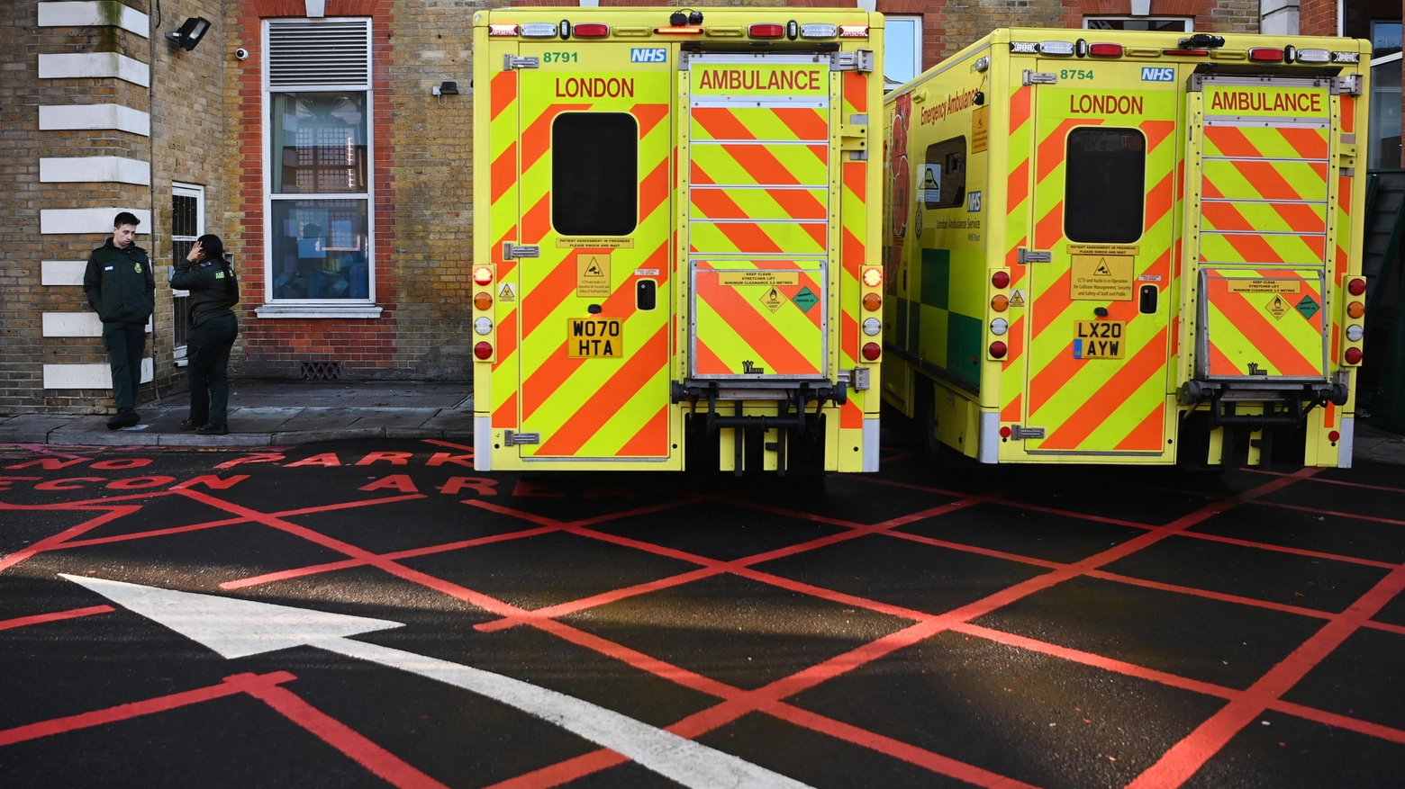 Ambulanze in Inghilterra, foto generica 