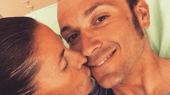 Ivan Basso sorridente dopo l'operazione (Instagram)