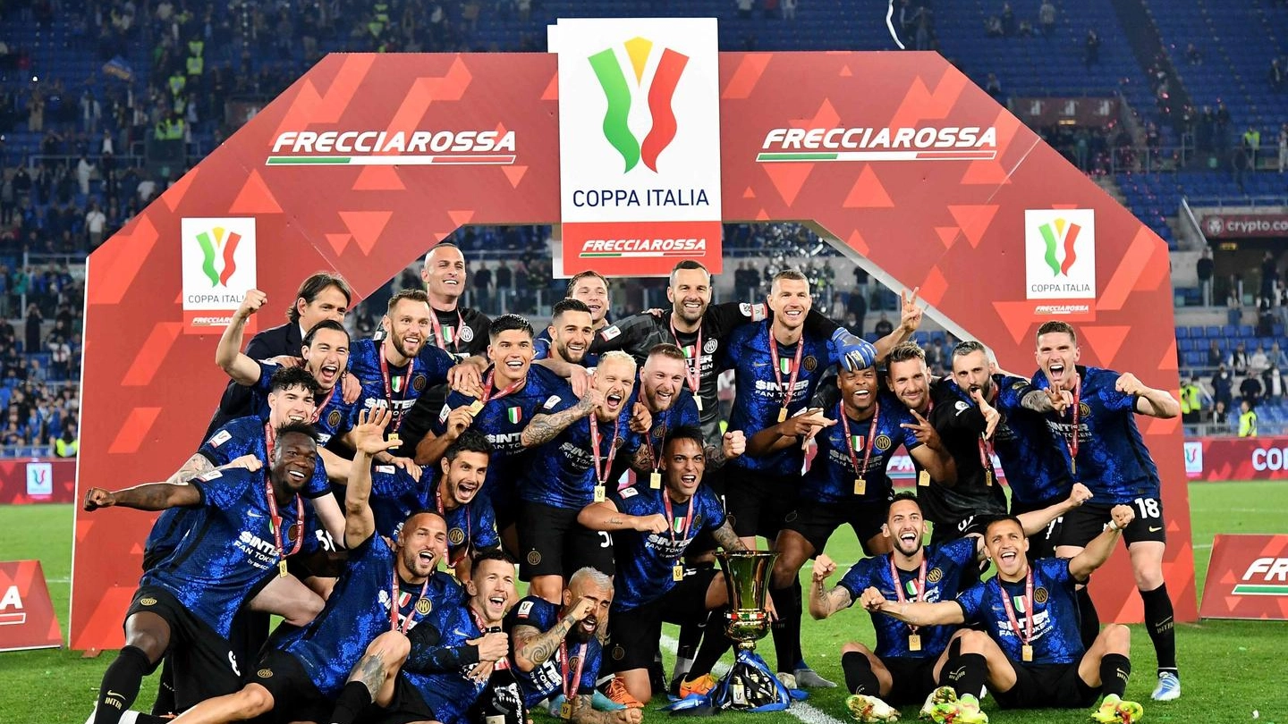 L'Inter si aggiudica la Coppa Italia 2022 (Ansa)