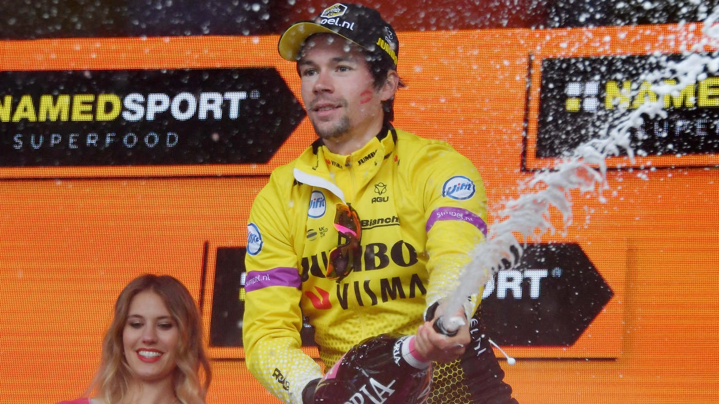 Primoz Roglic vince la nona tappa del Giro 2019 (Lapresse)