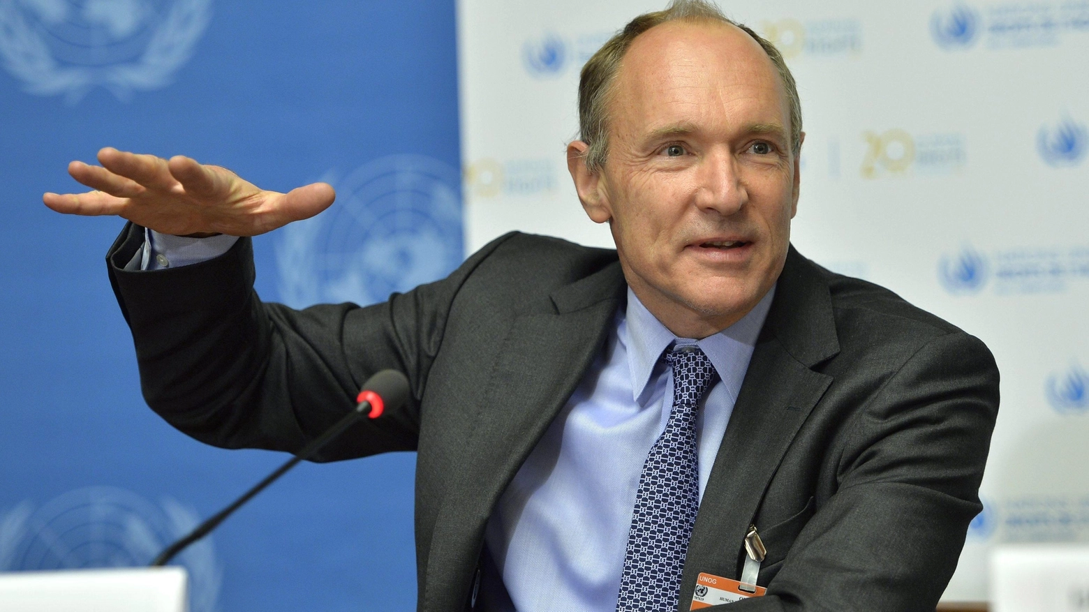 Tim Berners-Lee, inventore del World Wide Web (Ansa)