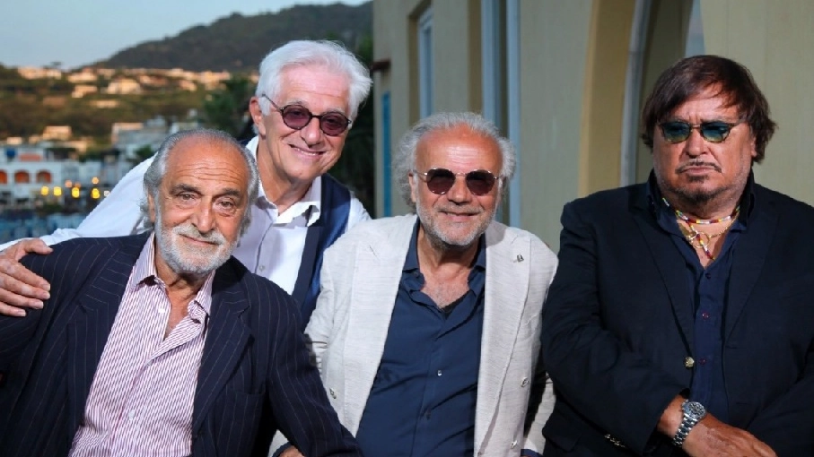 Da sin: Ninì Salerno, Franco Oppini, Jerry Calà e Umberto Smaila 