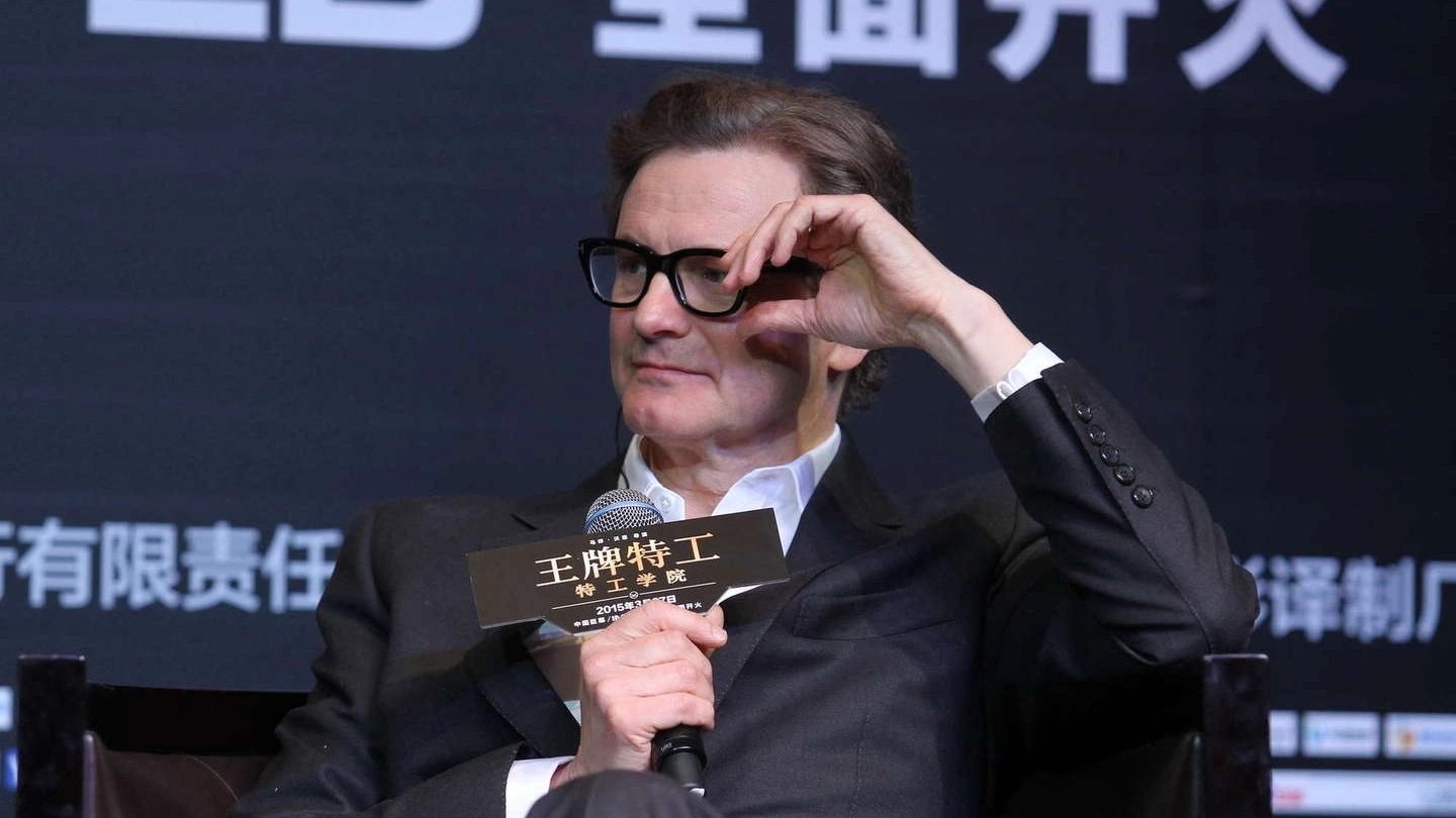 Colin Firth alla prima di 'Kingsman' in Cina (Olycom)