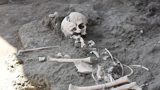 Pompei, trovato lo scheletro di un bambino alla Terme Centrali (da pompeiisites.org)