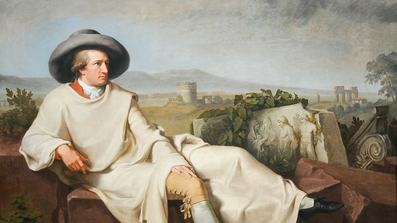 Un celebre ritratto di Goethe. A Roma si può visitare la sua casa
