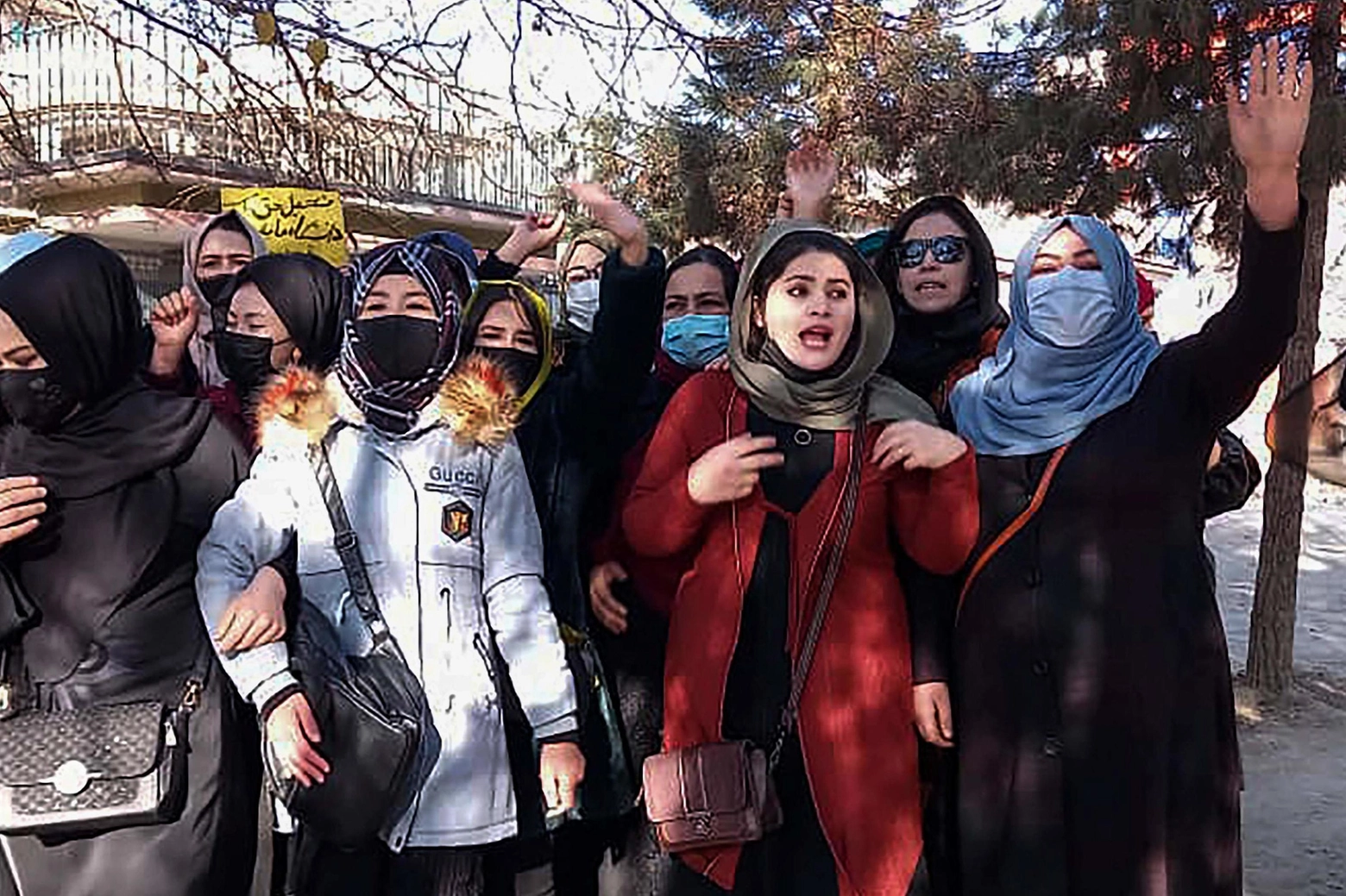 Le proteste delle donne afghane a Kabul