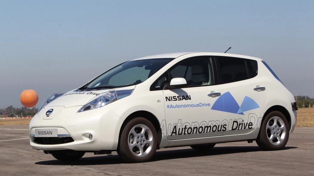 La Nissan Leaf a guida autonoma. I primi test da febbraio a Londra - (Foto: Nissan)