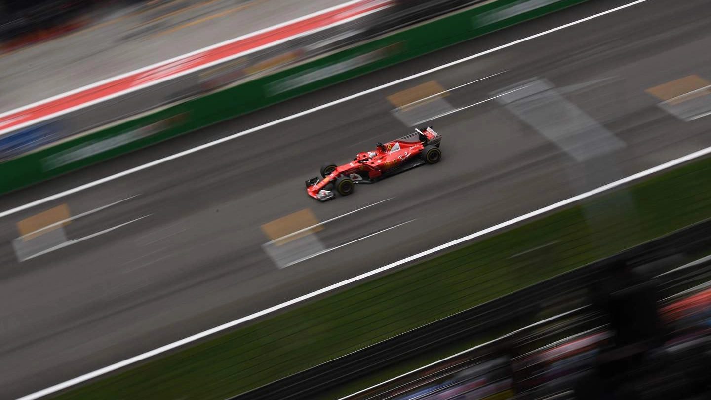 La Ferrari di Sebastian Vettel (Afp)