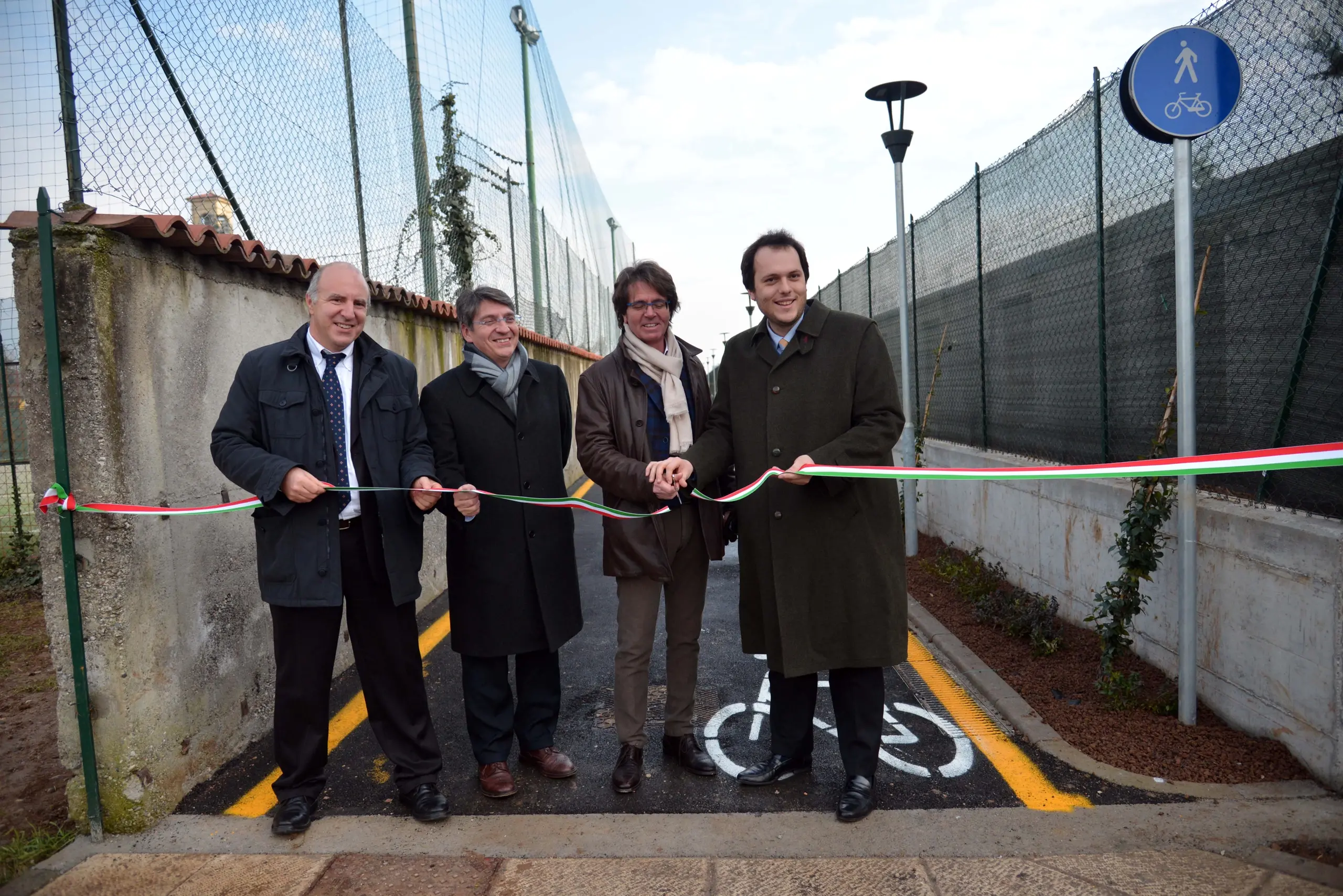 Brescia, al via il percorso ciclopedonale stazione metrobus Volta