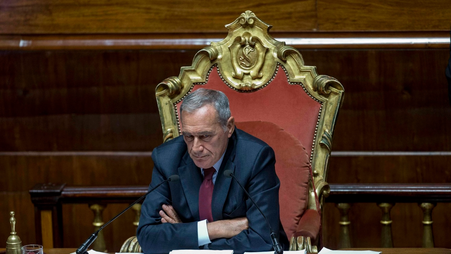 Il presidente del Senato Pietro Grasso (ImagoE)