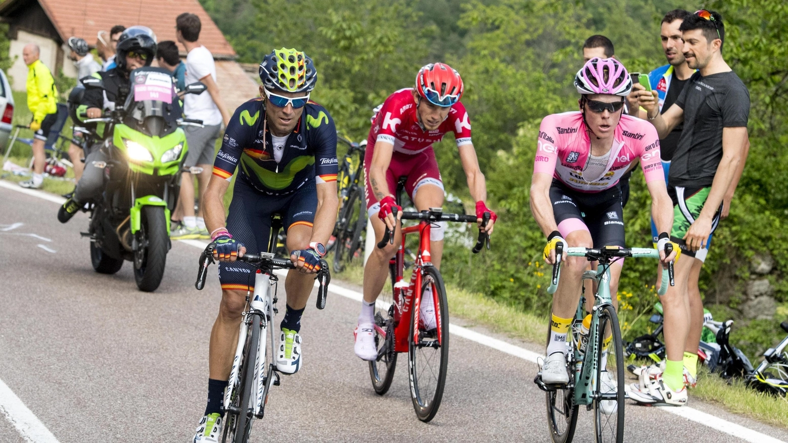Valverde, Zakarinc e Kruijswijk (Ansa)